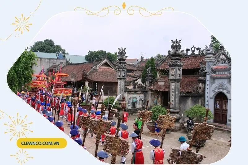 Những lễ hội đặc sắc tại Làng cổ Hùng Lô