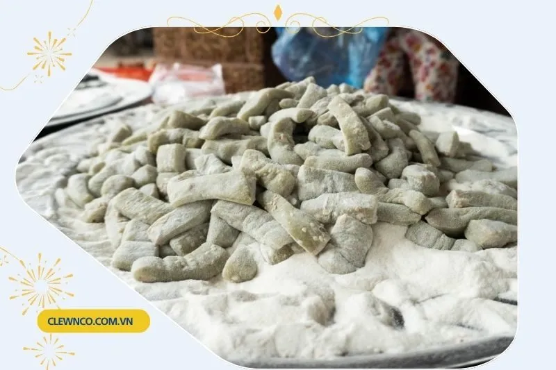 Quy trình chế biến chè lam Đền Hùng
